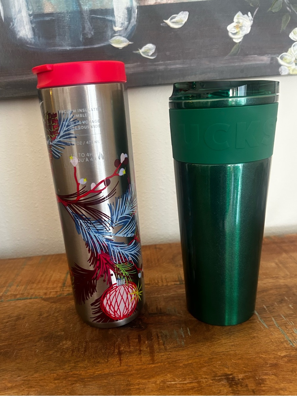 Set of 2 NWT Starbucks Stainless Steel Tumblers